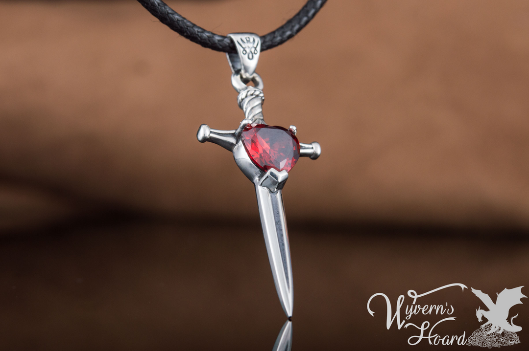 Heart of the Sword Necklace - Wyvern's Hoard