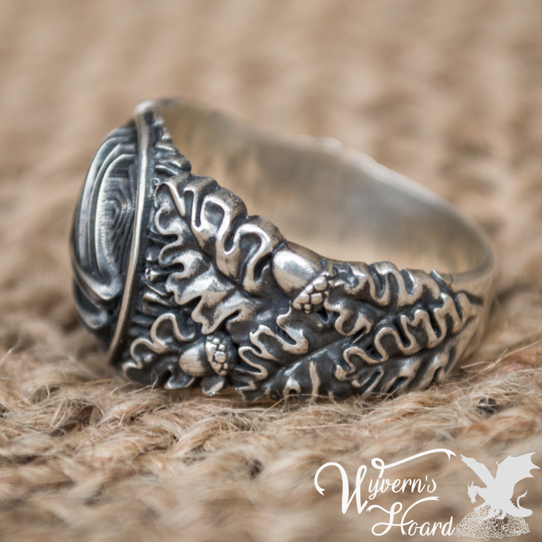 Mighty Valknut Sterling Silver Ring