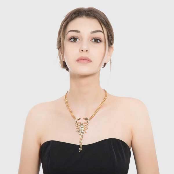 Crystal Scorpion Necklace - Wyvern's Hoard