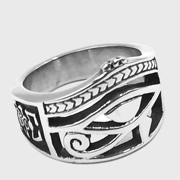 Eye of Horus Wadjet Ring - Wyvern's Hoard