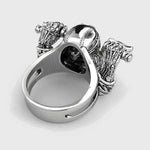 Ghost Biker Skull Ring - Wyvern's Hoard