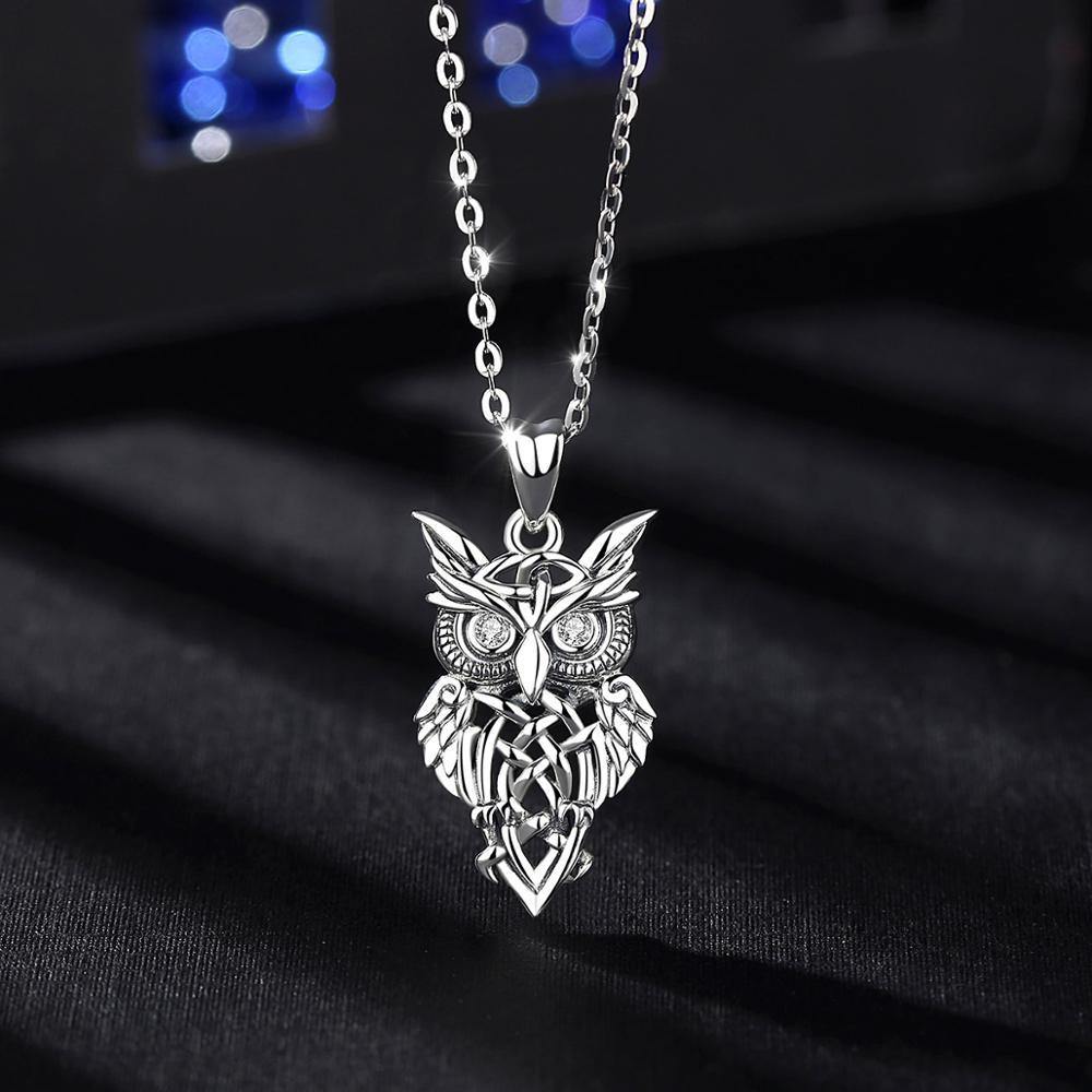 Nordic Owl Necklace - Wyvern's Hoard