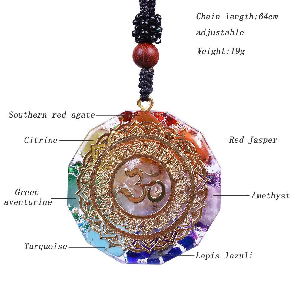 Cosmic Energies Orgonite Chakra Pendants - Wyvern's Hoard