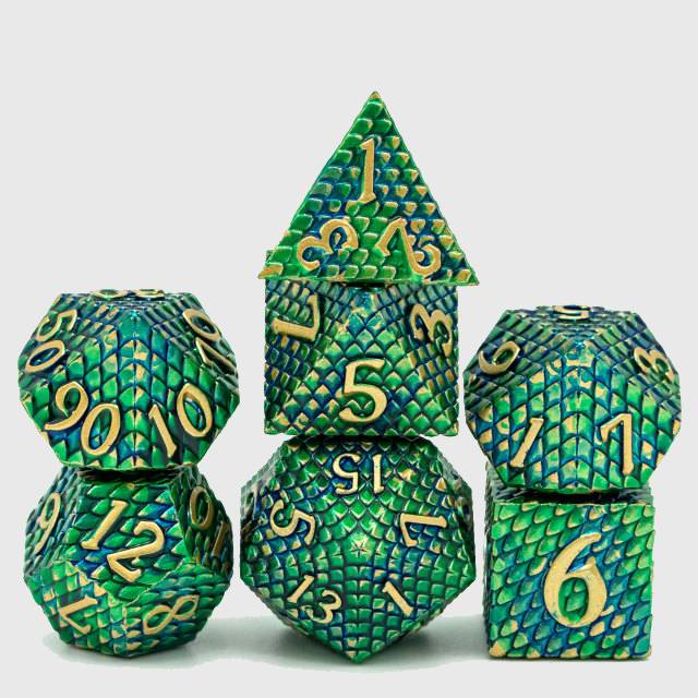 Dragon Scale Polyhedral Dice