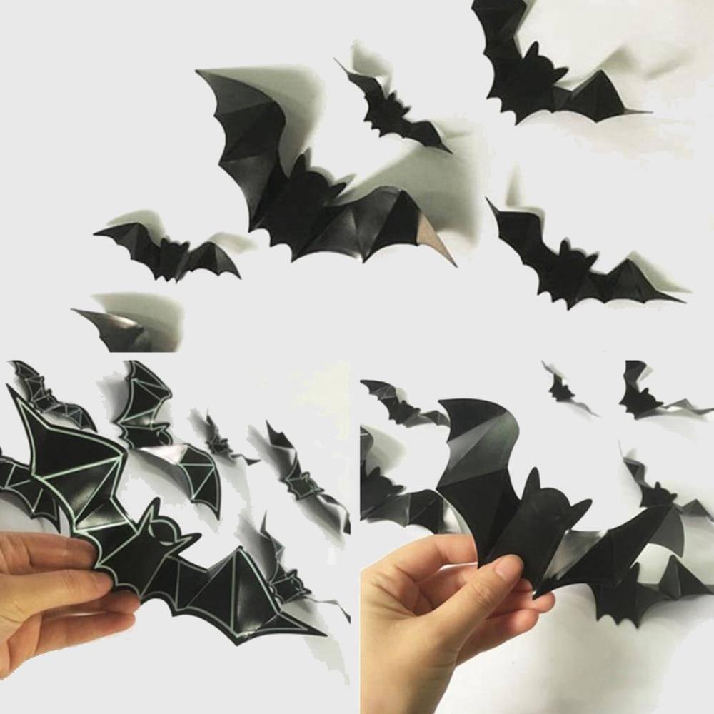 Bat Vinyl Wall Stickers (8 pieces) - Wyvern's Hoard