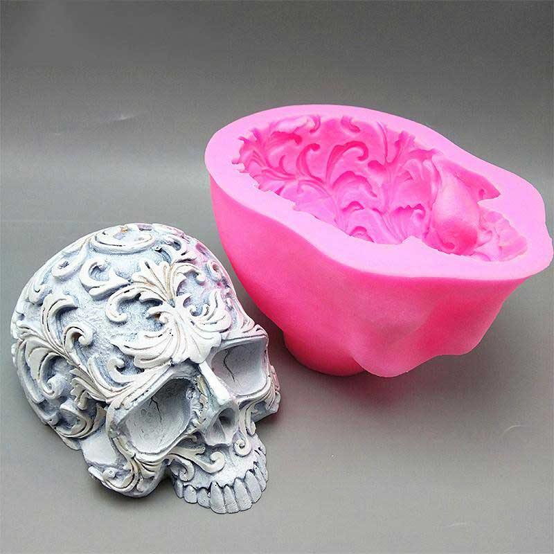 Calavera Skull Silicone Mold - Wyvern's Hoard