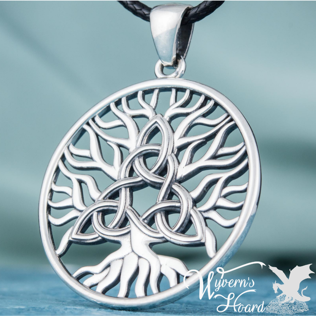 Tree of Life with Triquetra Necklace