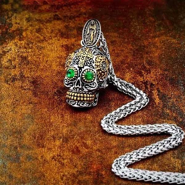 Calavera Skull Necklaces - Wyvern's Hoard