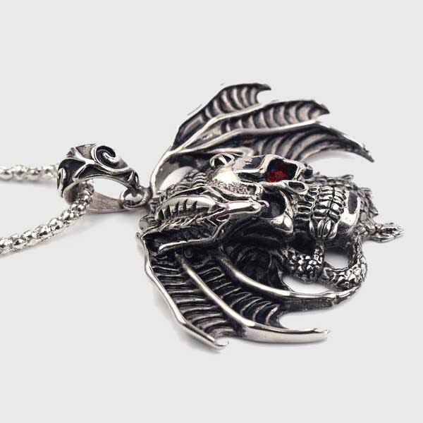 Níðhöggr Dragon Necklace - Wyvern's Hoard