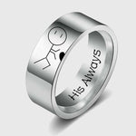 The Power of Love (Over 9000!) Couple Rings - Wyvern's Hoard