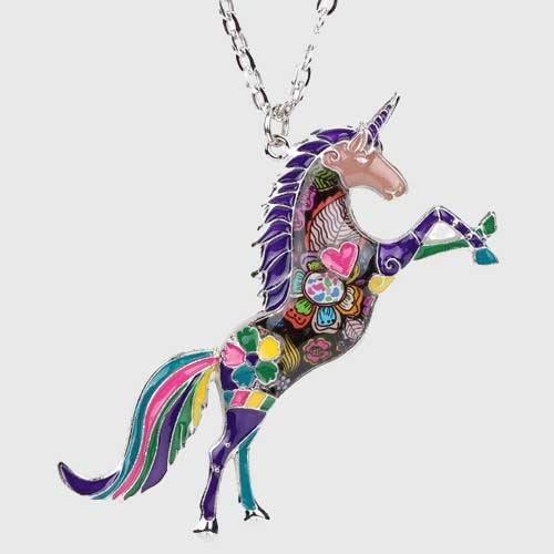 Rainbow Unicorn Necklace - Wyvern's Hoard