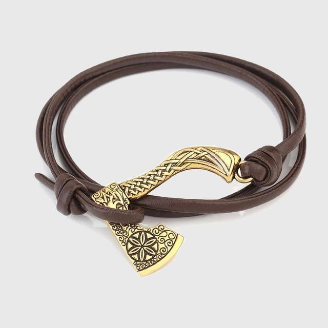 Viking Axe Totem Bracelet - Wyvern's Hoard