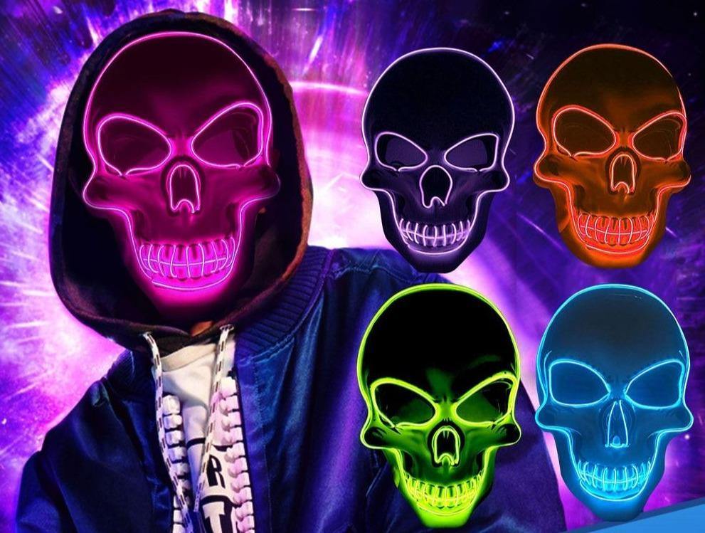 LED Skull Mask - Wyvern's Hoard