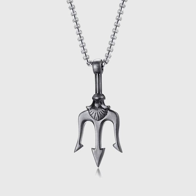 Poseidon's Trident Necklace - Wyvern's Hoard