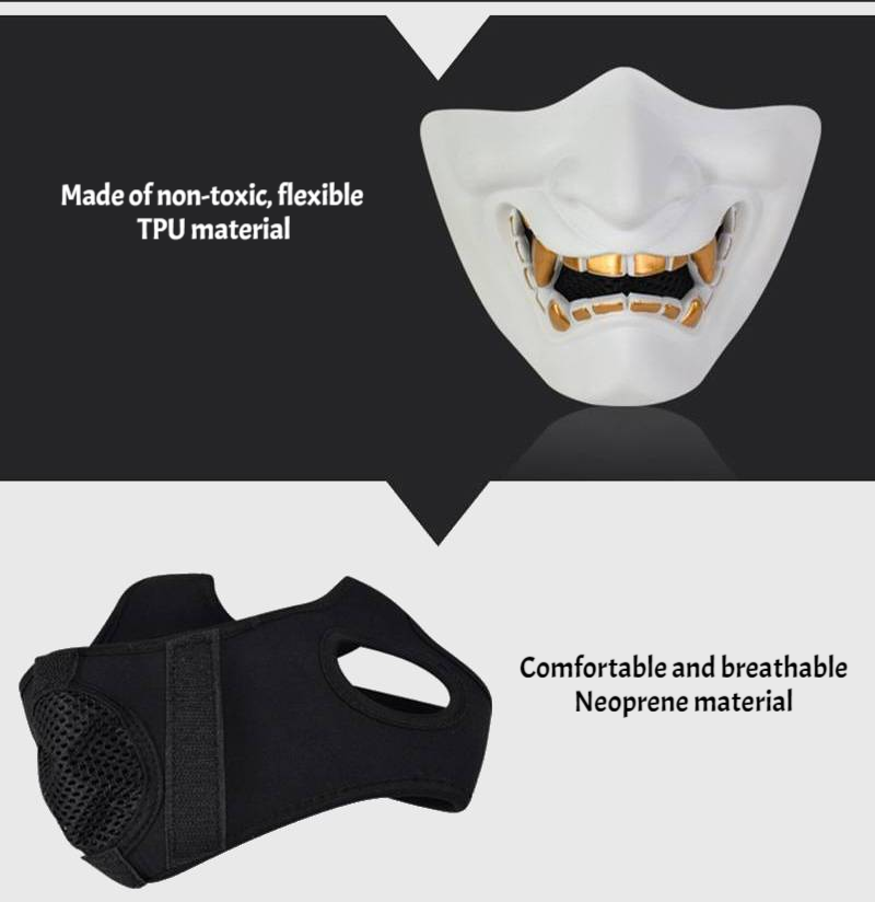 Samurai Face Armor Menpō