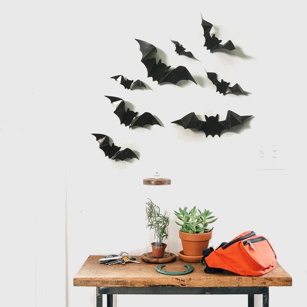 Bat Vinyl Wall Stickers (8 pieces) - Wyvern's Hoard