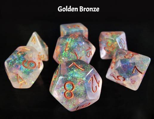 Iridescent Shimmer Dice - Wyvern's Hoard