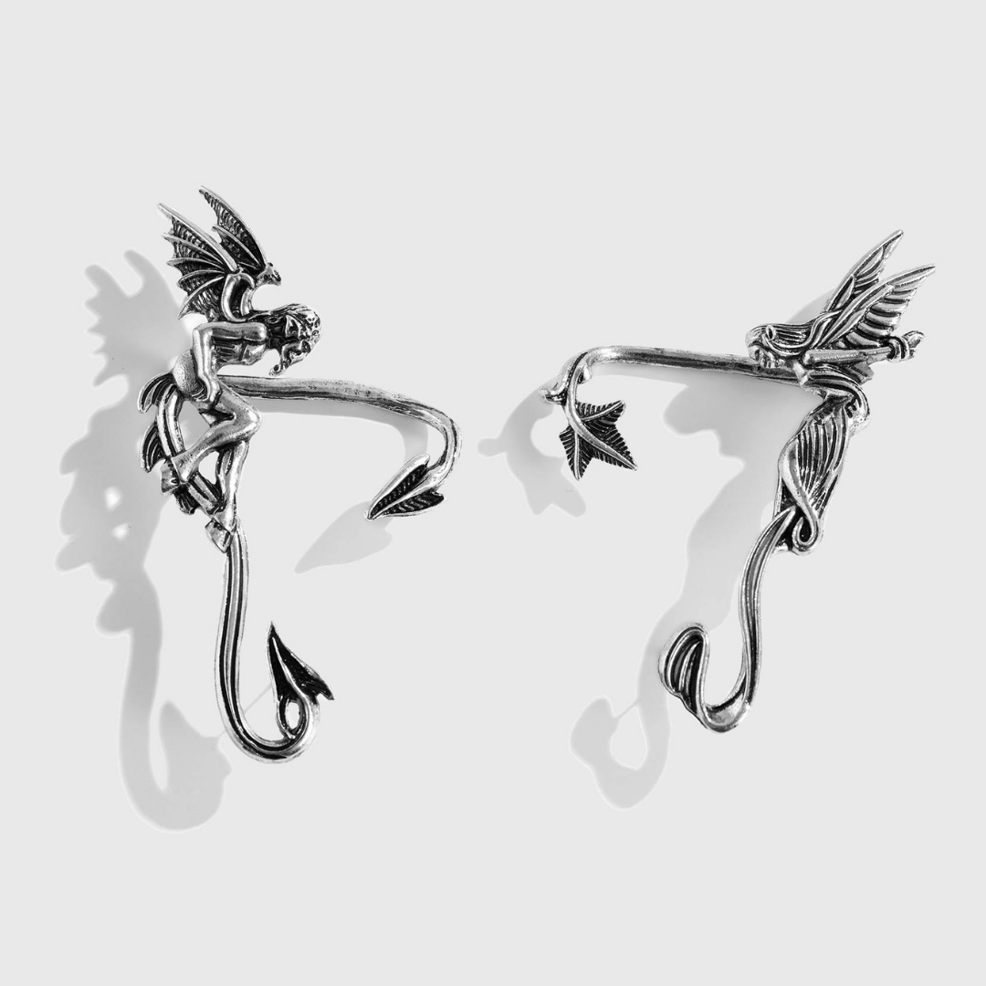 Angel & Devil's Whispers Ear Cuffs