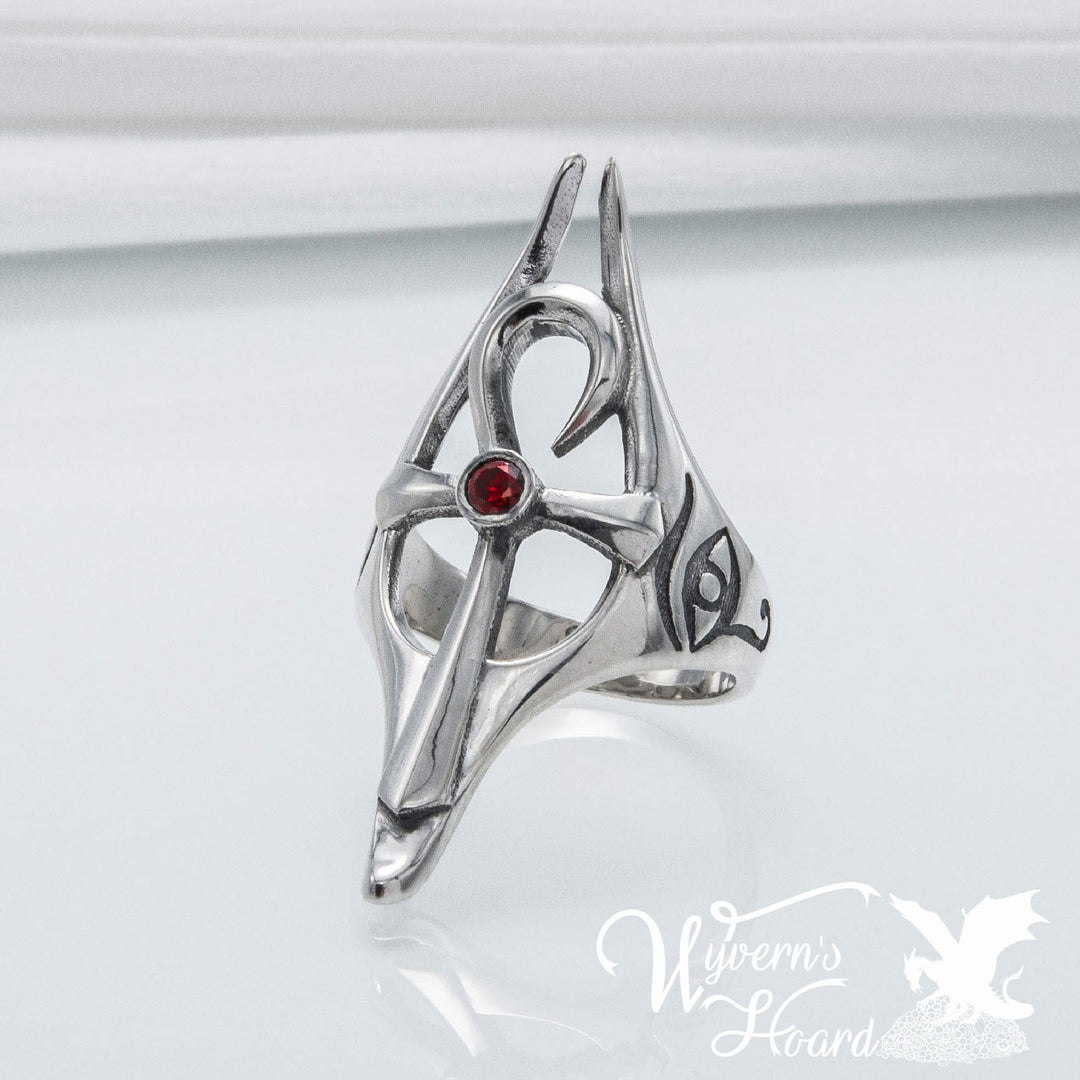 Scarabaeus Ankh Ring