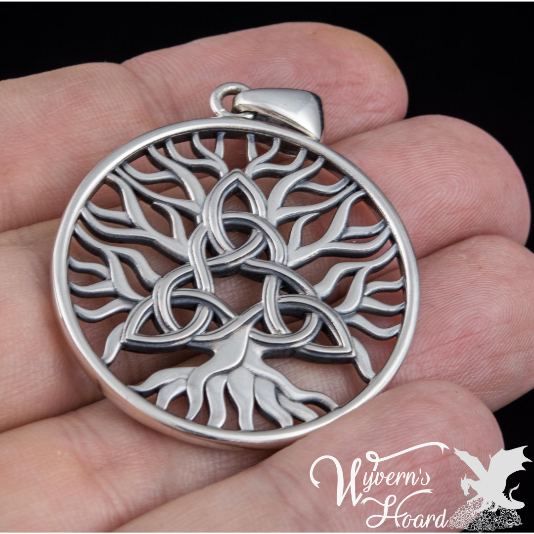 Tree of Life with Triquetra Necklace