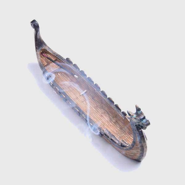Viking Ship Incense Burner - Wyvern's Hoard