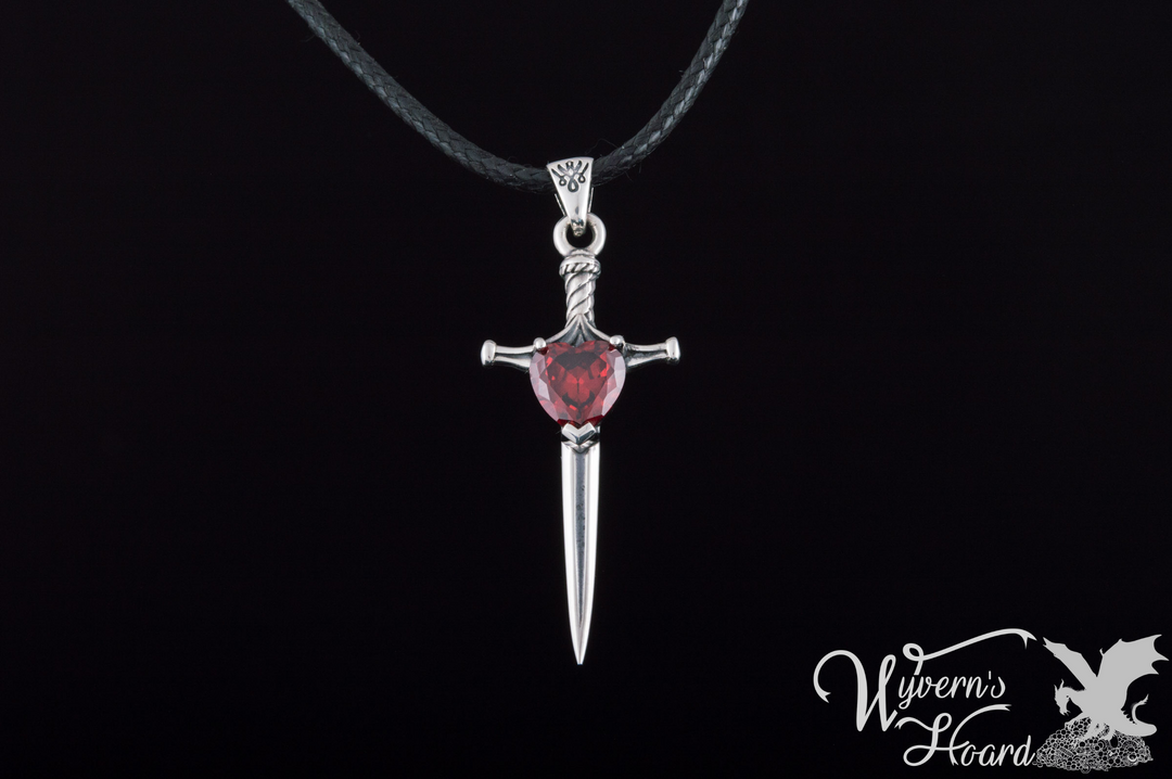 Heart of the Sword Necklace - Wyvern's Hoard