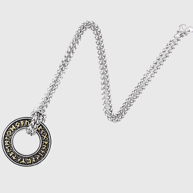 Elder Futhark Rune Circle Necklace - Wyvern's Hoard