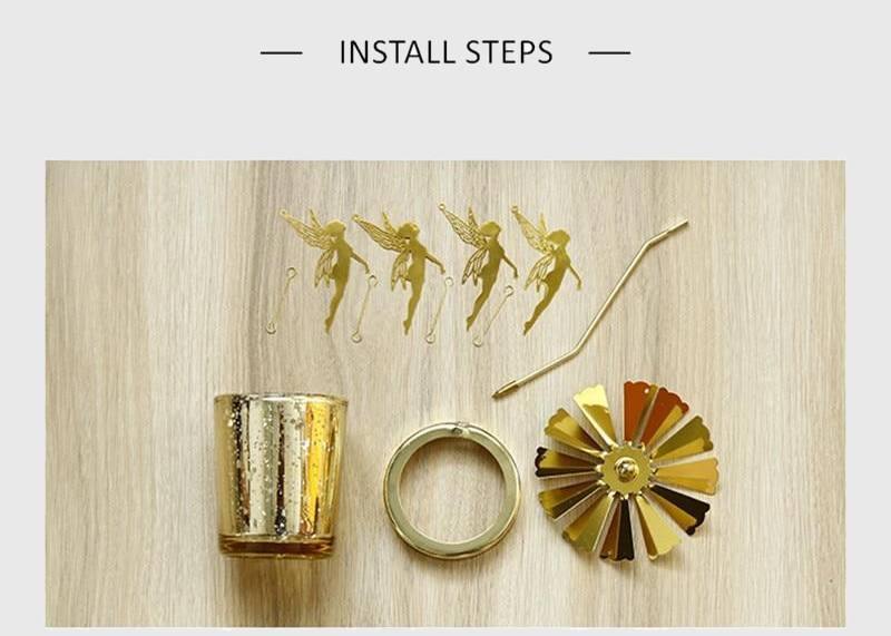 Fantastical Ornamental Carousel Candle Holder - Wyvern's Hoard