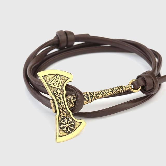 Viking Axe Totem Bracelet - Wyvern's Hoard