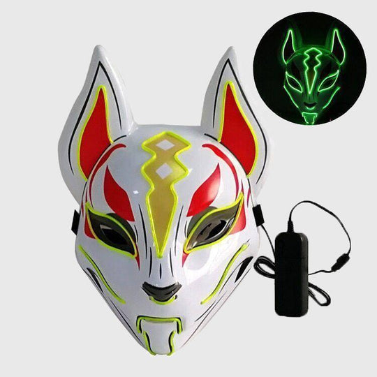 Kitsune Fox Spirit EL Mask – Wyvern's Hoard