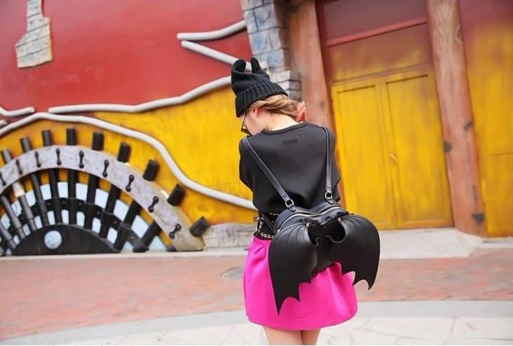 Bat Wings Leather Backpack - Wyvern's Hoard