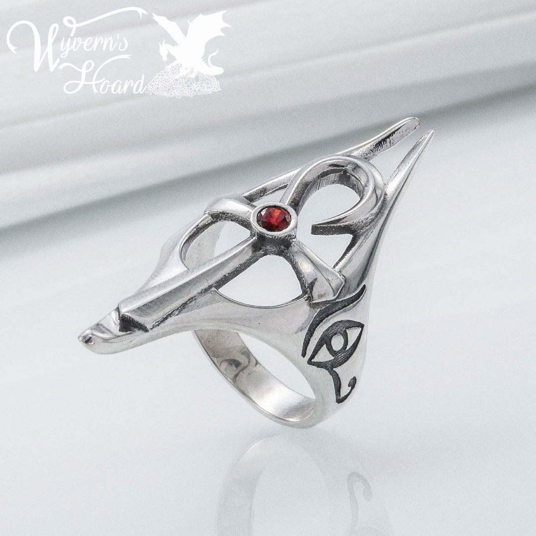 Scarabaeus Ankh Ring