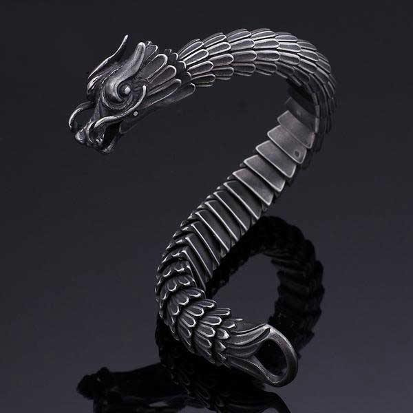 Dragon Ouroboros Bracelet - Wyvern's Hoard