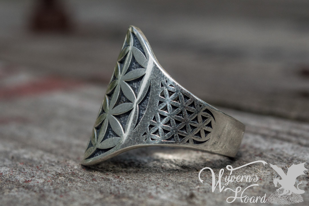 Flower of Life Ring