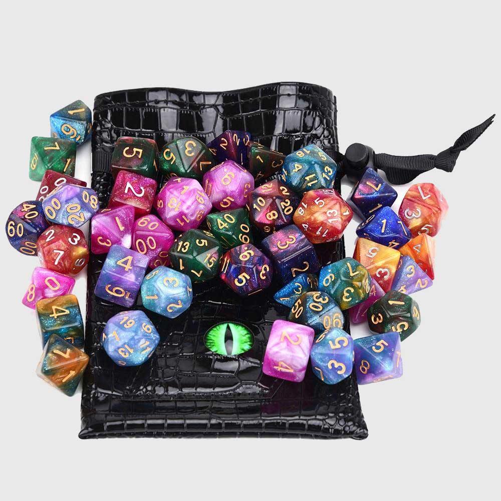 Dragon's Eye Drawstring Dice Bag - Wyvern's Hoard