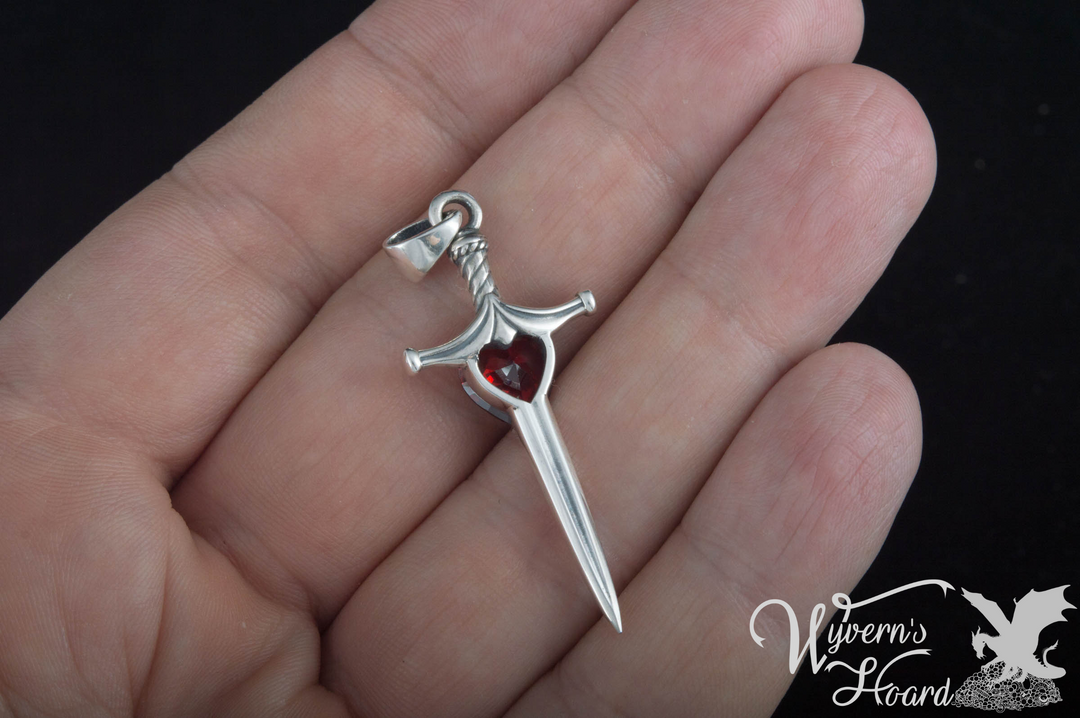 Heart of the Sword Necklace - Wyvern's Hoard