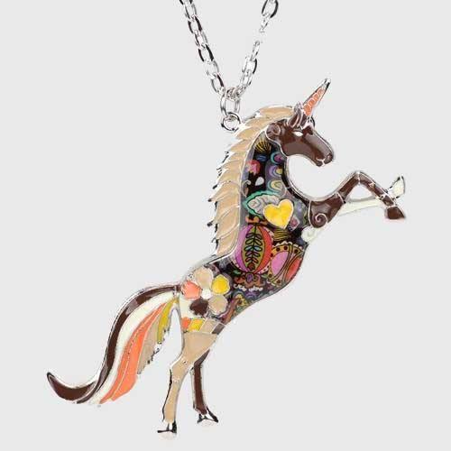 Rainbow Unicorn Necklace - Wyvern's Hoard