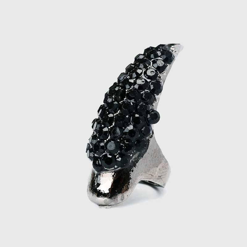 Rhinestone Crystal Claw Rings - Wyvern's Hoard