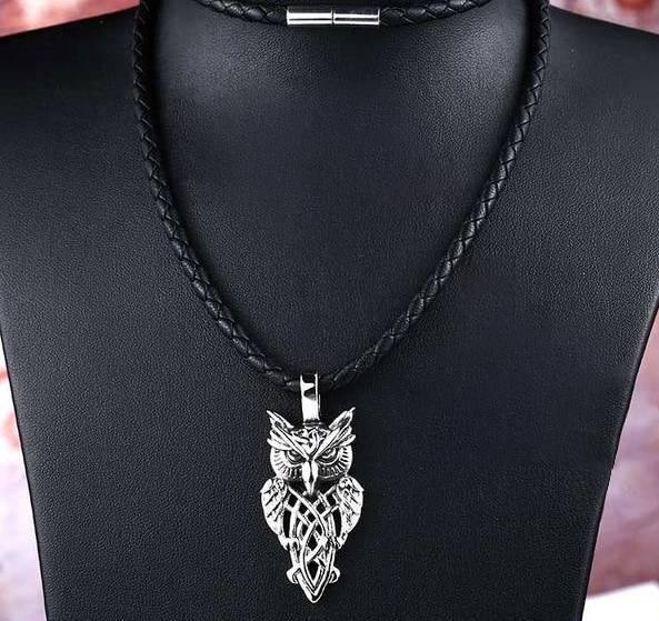 Nordic Owl Necklace - Wyvern's Hoard