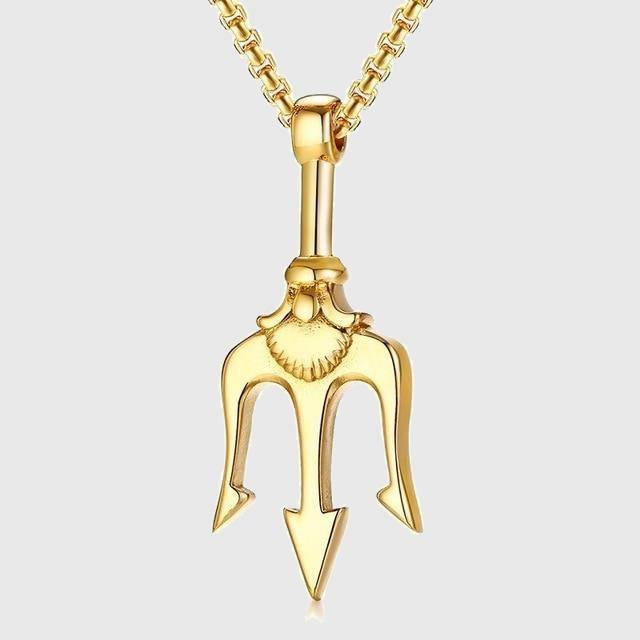 Poseidon's Trident Necklace - Wyvern's Hoard