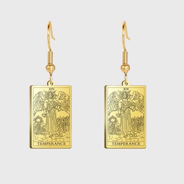 Tarot Card Earrings (Major Arcana)