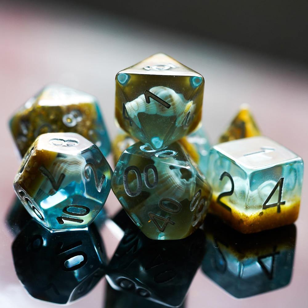 Ocean Conch Dice - Wyvern's Hoard