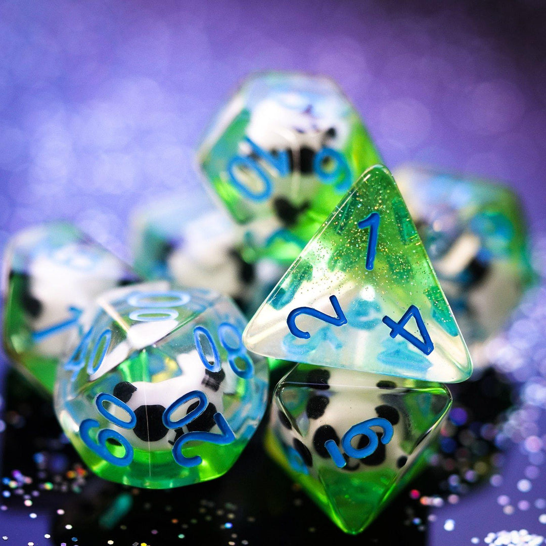 Panda Cubs Dice Set - Wyvern's Hoard
