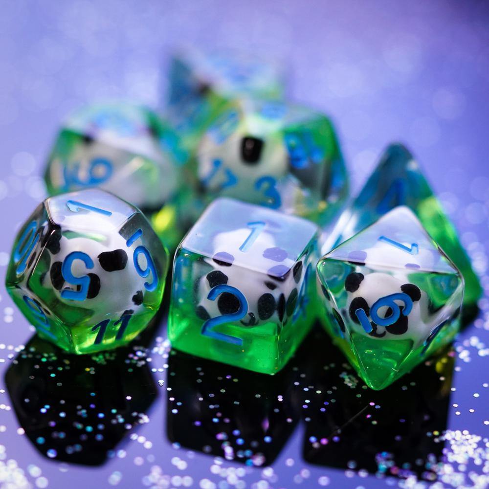 Panda Cubs Dice Set - Wyvern's Hoard