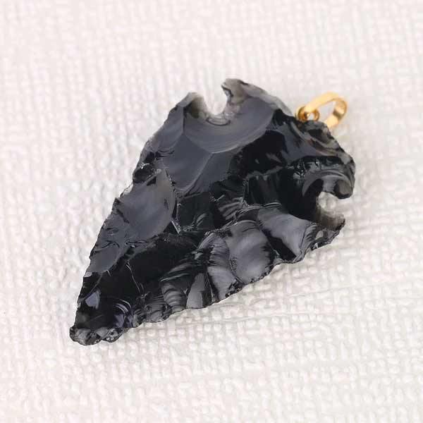 Agate & Obsidian Stone Arrowheads - Wyvern's Hoard