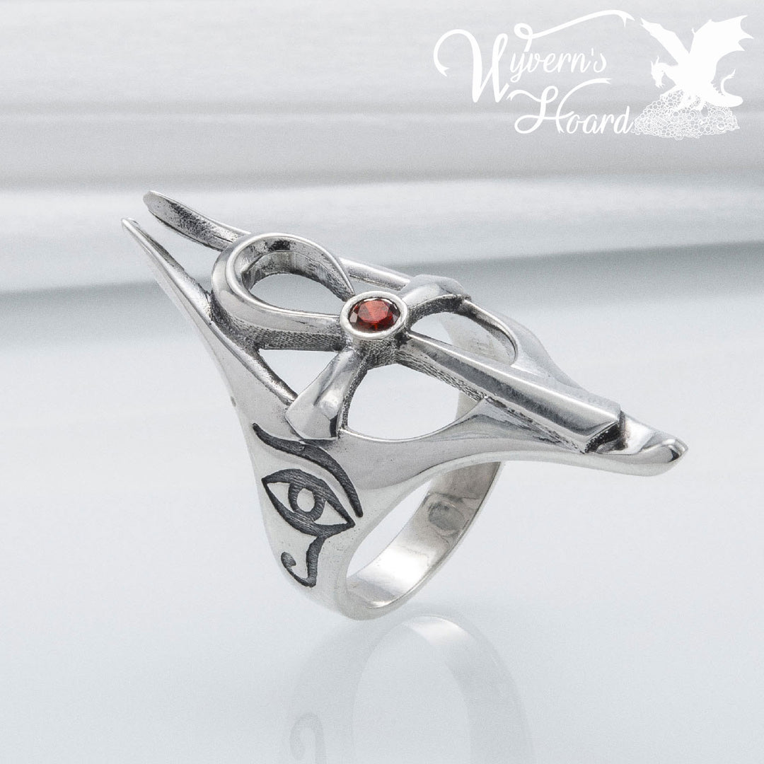 Scarabaeus Ankh Ring