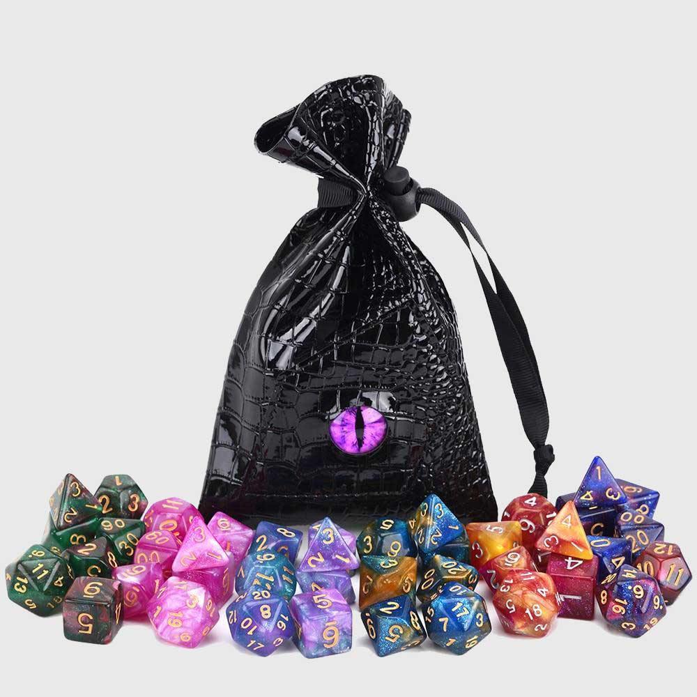 Dragon's Eye Drawstring Dice Bag - Wyvern's Hoard