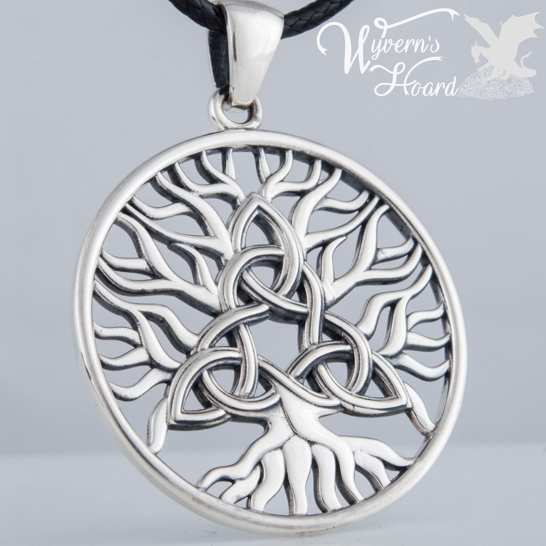 Tree of Life with Triquetra Necklace