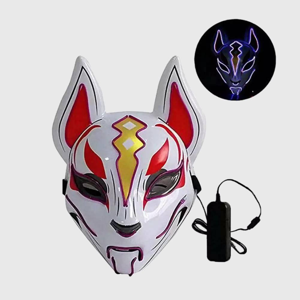 Kitsune Fox Spirit EL Mask - Wyvern's Hoard
