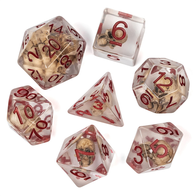 Ominous Pirate Skulls Dice